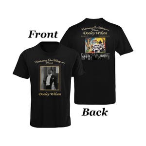 Dooley Eisen | Stürmisches Wetter | Vorne und hinten bedrucktes T-Shirt im Konzertstil, Jazz Age Legends, Black Kino, Harlem Renaissance, T-Shirt