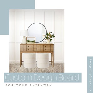 Interior Design Service-Customized & Affordable Virtual Mood Board Design Entryway Design