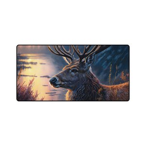 Deer Long Mouse Pad Desk Mat
