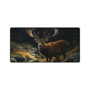 Deer Long Mouse Pad Desk Mat