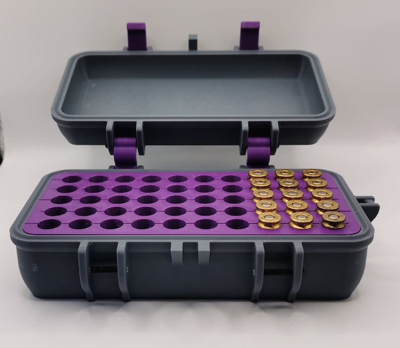 50 Round TSA Compliant 3D Printed Ammo Box - Etsy