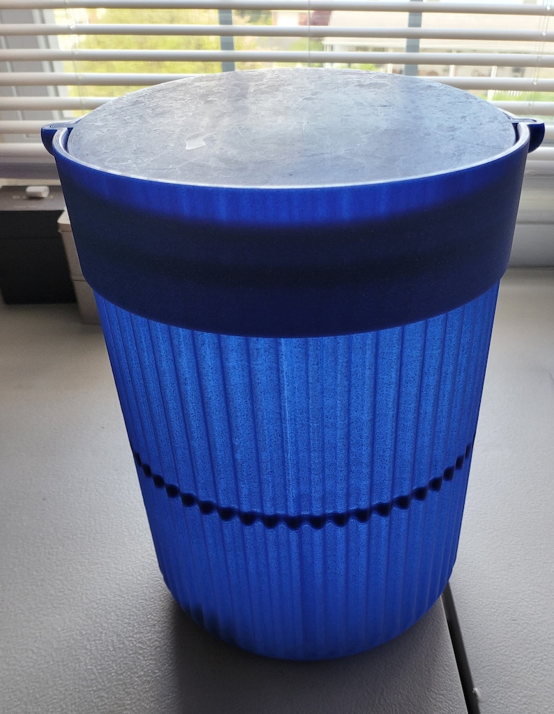 3D Printed Fliptop Trash Bin Bathroom Decorative Etsy