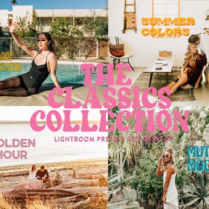 4 Professional Lightroom Presets for Lifestyle & Wedding Photographers, Desktop Presets for RAW Files, Light Airy Colorful Lightroom Presets