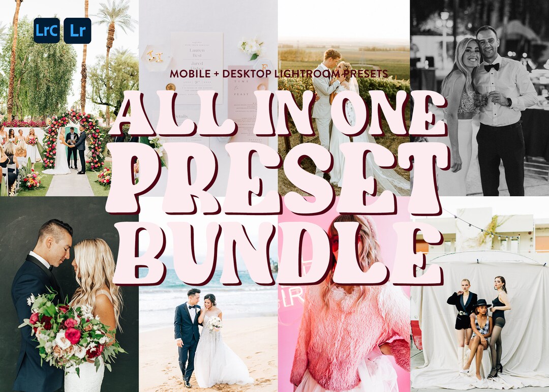 15 Lightroom Presets Mobile & Desktop, Natural Light Presets, Bright