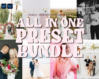 15 Lightroom Presets Mobile & Desktop, Natural Light Presets, Bright Colorful Preset, Light Airy Preset Bundle, Lightroom Desktop Presets