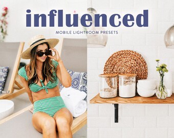 15 Colorful Mobile Lightroom Presets, Clean Grainy Presets, Bright Mobile Preset Bundle, Influencer Filters Natural Light, Light Airy Preset