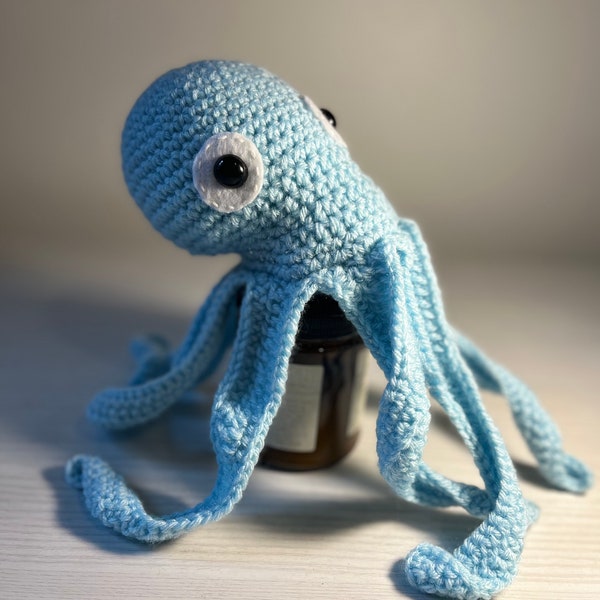Handmade Crochet Octopus Toy!