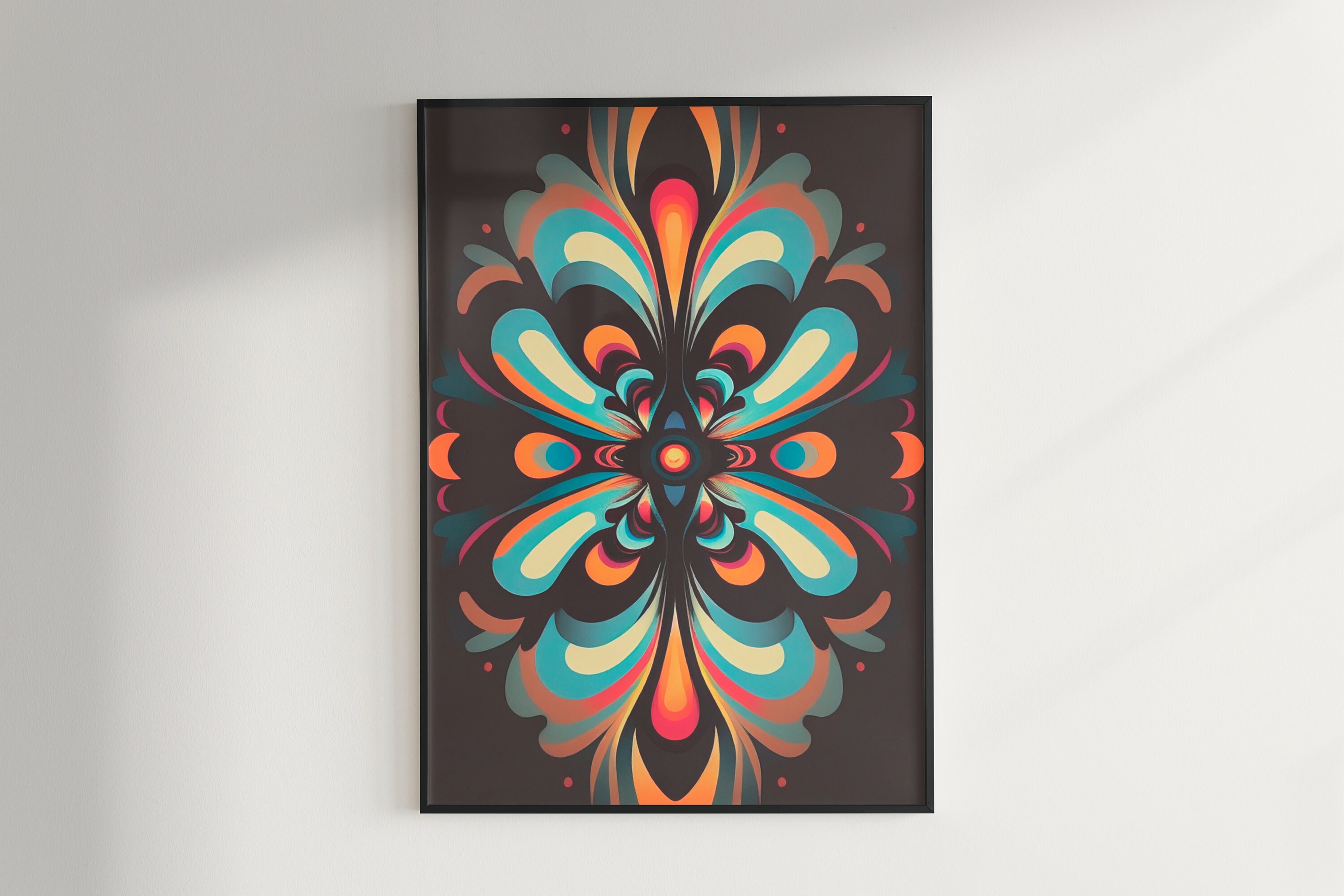 Psychedelic Poster, Digital Wall Art, Instant Download Art - Etsy