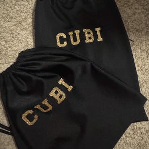 Personalized Money Bag: Custom Text Stripper Bag