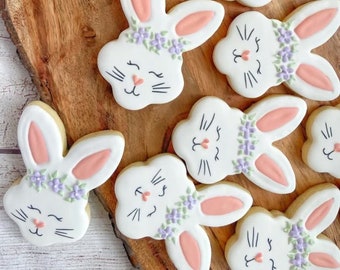 Easter Cookies/Bunny Cookies/ Birthday cookies/ Bunny birthday cookies