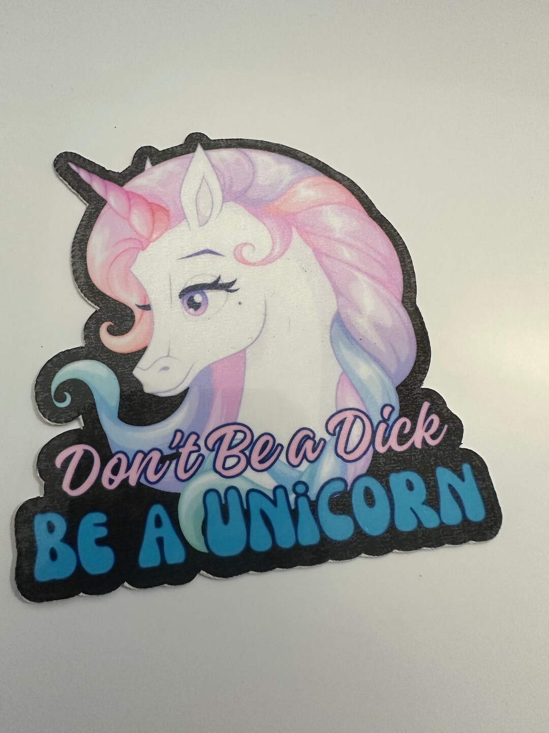 Be a Unicorn Vinyl Sticker 2.9x3 Inch Vinyl Sticker Etsy