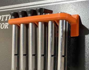 1911 Magazine Rack – Holds 6 Mags | Wall Mount or Magnetic Mount | Customize