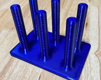 Moon Clip Organizer Tray - 6 Post - Holds 12 Moon Clips