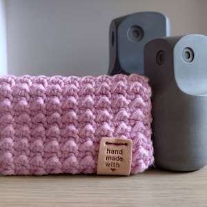 TARJETERO DE GANCHILLO PERSONALIZABLE - billetera, monedero, mini billetera de mujer, idea de regalo, cumpleaños, regalo hecho a mano