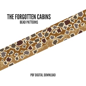 Brown Trout Hatband Design Bead Loom Pattern Instant Download