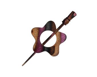 Symfonie Rose Shawl Pin Garnet