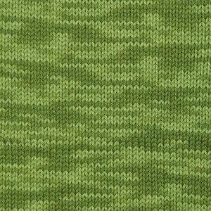 May include: A close-up of a green knitted fabric with a textured pattern. The fabric has a soft, fuzzy texture and a slightly uneven surface.