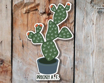 Prickly Pear Sticker| Vinyl Sticker | Stanley Cup Sticker |  team Arianna | water bottle sticker