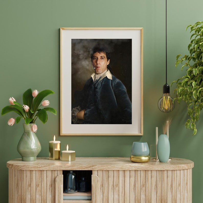 Al Pacino Vintage Portrait Digital Download Celebrity Poster - Etsy