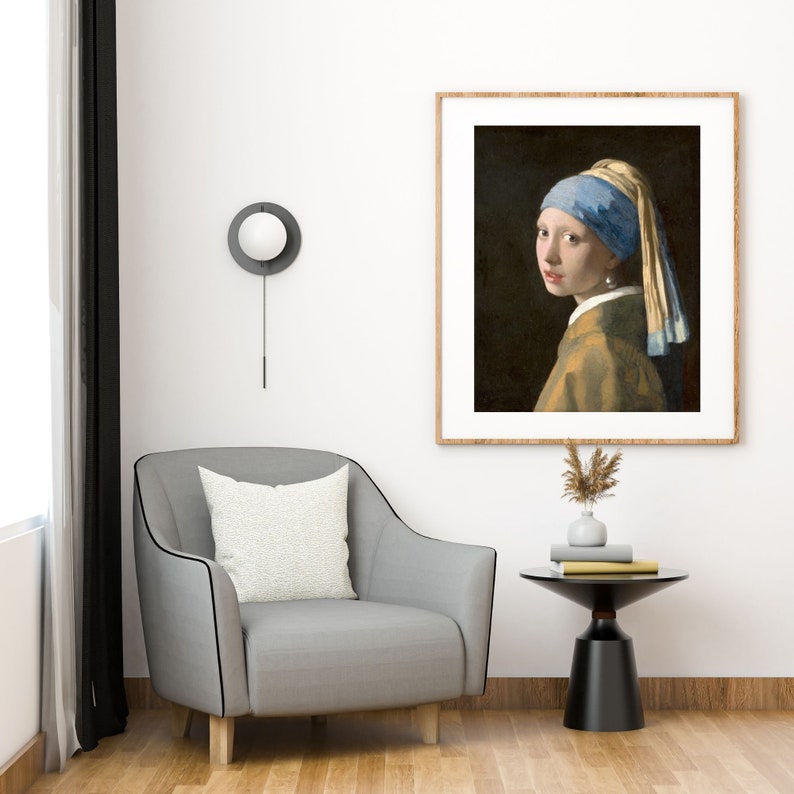 Girl With a Pearl Earring Johannes Vermeer Printable - Etsy
