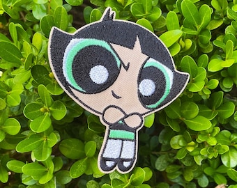 Powerpuff Girls Buttercup Patch Cartoon Network Animation - Etsy