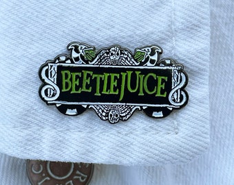 Beetlejuice Logo Lapel Pin