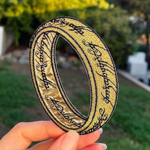 LOTR The One Ring Iron-On Patch