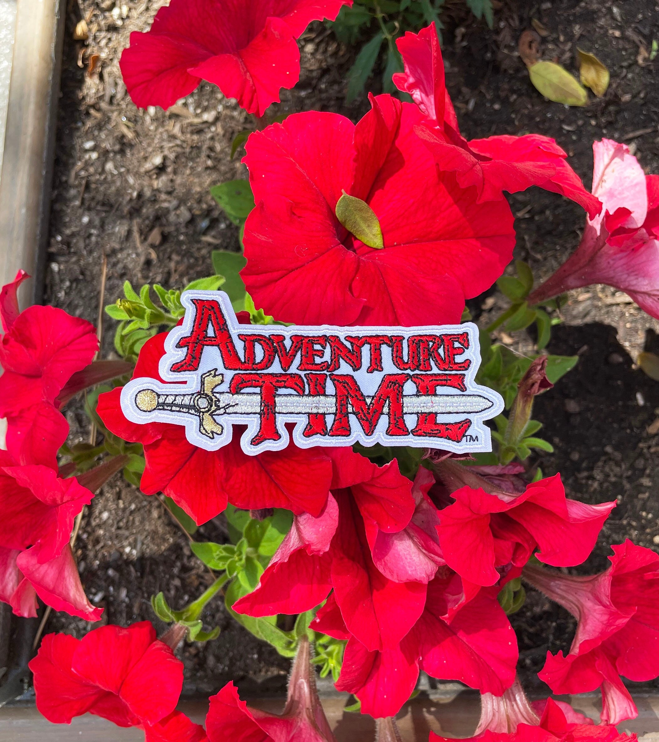 Adventure Time Logo Patch