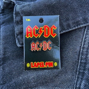 AC/DC Logo Lapel Pin - Etsy