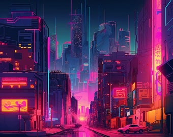 200+] Neon City Wallpapers | Wallpapers.com