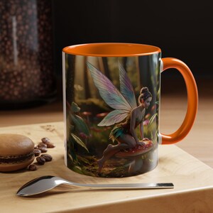 Enchanted Fairy Coffee Mug: Whimsical Ceramic Cup, Cottagecore Design