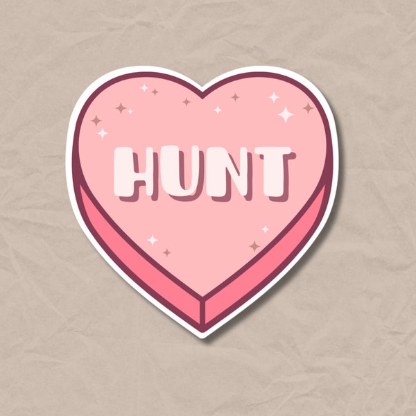 Crescent City Boys Candy Hearts Sticker VINYL STICKERS Sarah J Maas SJM Hunt Athalar Ruhn Danaan Tharion Ithan Cormac Baxian cc