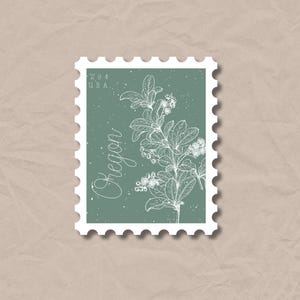 Oregon State Stamp VINYL STICKER