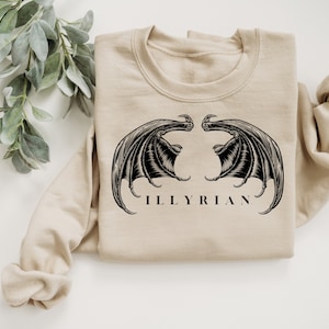 ACOTAR Illyrian Wings Unisex Crewneck Sweatshirt Sarah J Maas SJM A Court of Thorns and Roses