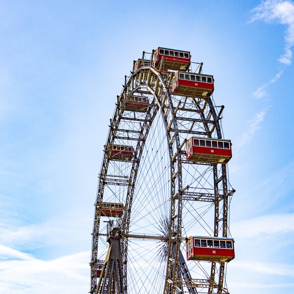 Vienna's Iconic Wiener Riesenrad - Full Color Art Print