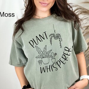 Plant Whisperer Comfort Colors Unisex T-shirt,Plant Lover Shirt,Plant Mama,Gift for Plant Lover,Funny Plant Shirt,Gardening Shirt,Plant Lady