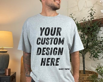 Diseño personalizado de Gildan 5000, solicitud especial, su diseño aquí. Envíanos un mensaje para más detalles