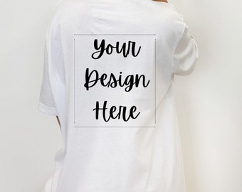 Lägg till baksidan av skjortan. Anpassad Bella Canvas, Personliga T-shirts, Anpassad, Anpassad Logotypskjorta, Anpassad Text, Anpassad Möhippa/Julefest