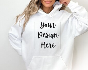 Diseño de sudadera personalizado, sudadera con capucha Gildan, envíame un mensaje con tu idea de diseño o se puede utilizar cualquiera de mis otros diseños. ¡Personalizado!