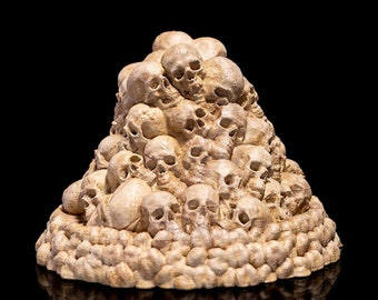 Fate of the Fallen: Skull Pile Controller Holder - Spine-Chilling 3D Printed Gaming Accessory