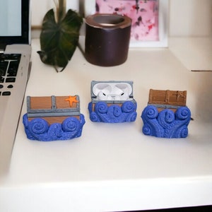 3D Printed AirPods Case – Custom Design Protective Cover for AirPods Gen 2, 2 Pro & 3 | Dragon, Cat, Zombie, Octopus plus More Styles