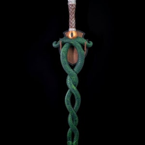 Ouroboros Blade Cosplay Prop – 3D‑Printed DnD Fantasy Sword for LARP & Costume