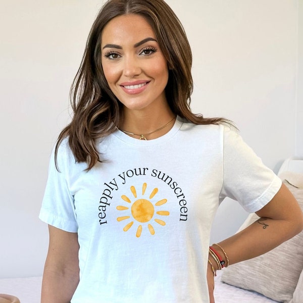 Sunscreen T-Shirt Dermatology Shirt Gift Skinfluencer Tee Skin Cancer Awareness Month TShirt Melanoma Detection and Prevention Month