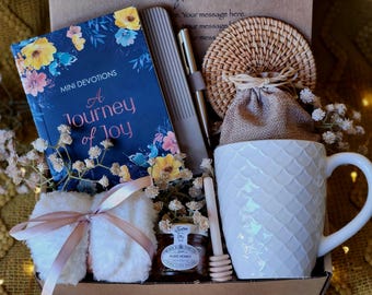 Women's Christian devotional box/cozy gift/college care package/birthday/thank you/encouragement/thinking of you/Get Well Soon/Hug in a box