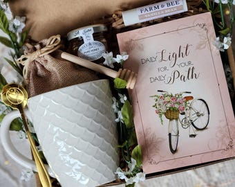 Women's Christian devotional box/cozy gift/college care package/birthday/thank you/encouragement/thinking of you/Get Well Soon/Hug in a box