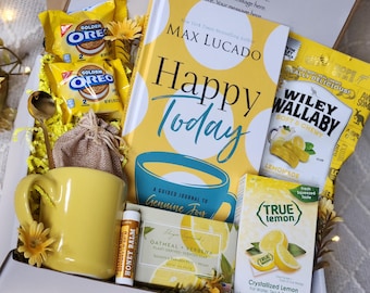 SENDING SUNSHINE Gift Box/Christian Care Package/Spreading Joy/Thinking of You/Encouragement/Get Well Soon/College care package/Birthday/Hug