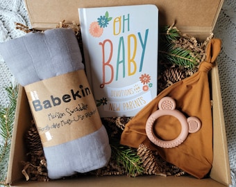 New baby gift box/New parents care package with Christian devotional/baby shower gift/Welcome to the world/twins gift/newborn gift/mom/dad