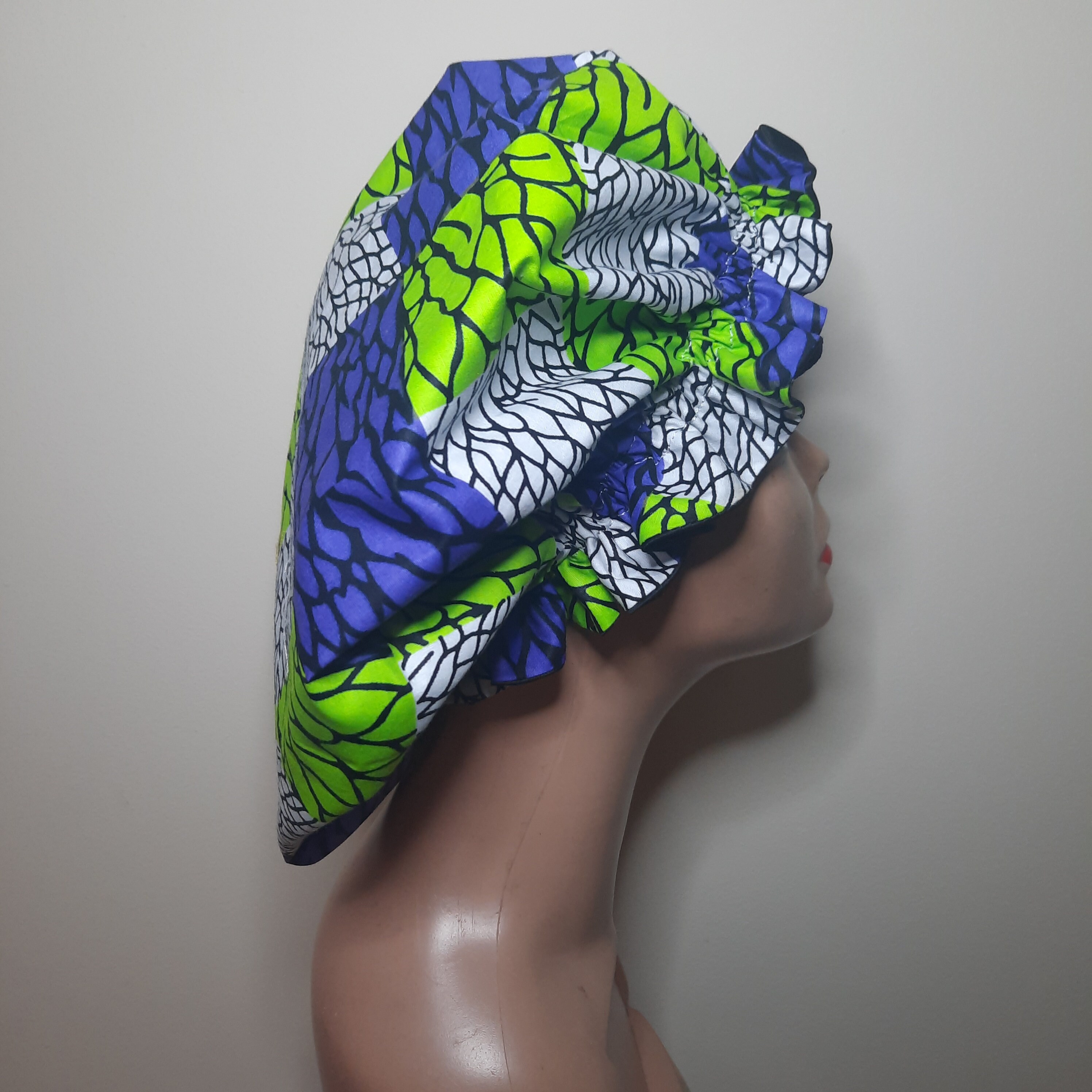 bonnet ankara pour enfants / bonnet double couche / bonnet à volants / bonnet réversible