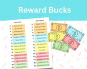 Editable Kids Reward Bucks, Customizable, Teacher Resources, Classroom Bucks, Reward System, Kids Rewards