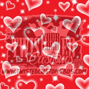Old School Hearts Design Navy Early 2000s Glamour Shots Bacdrops 80s 90s Decor banner Digital Files Vector Svg Photography Photos Airbrushed